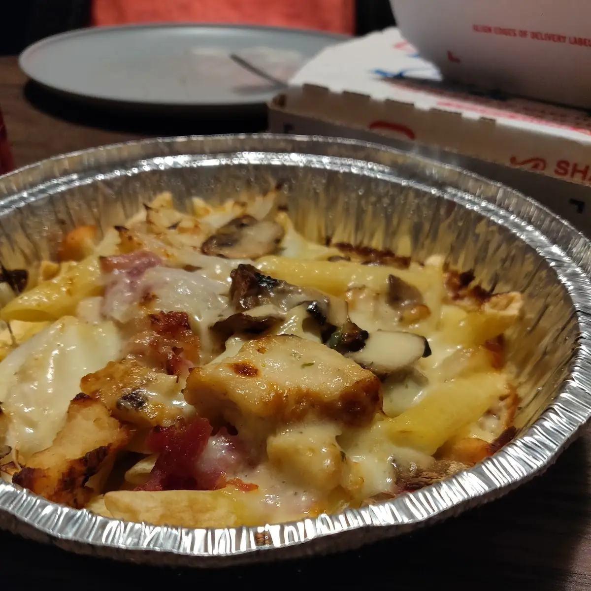 Chicken Carbonara Pasta Bowl