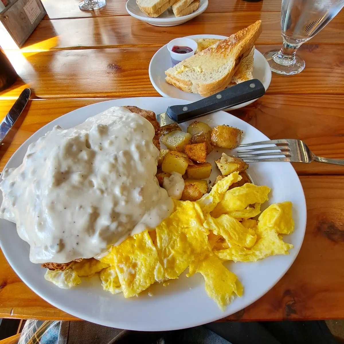 Chicken Fried Steak and Eggs