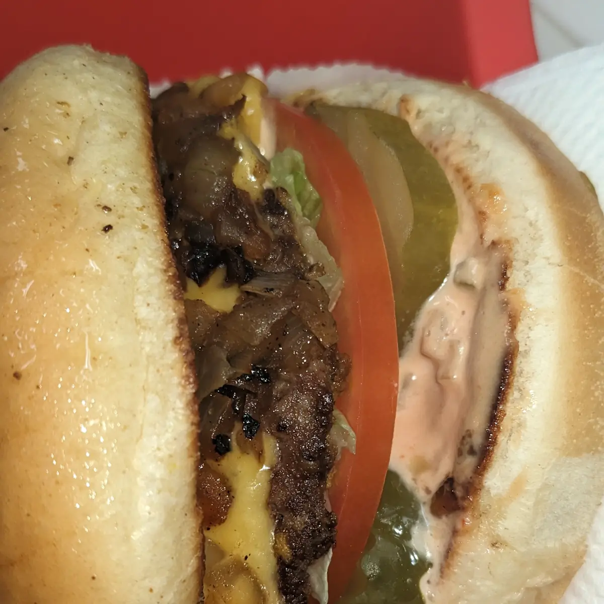 Animal Style Burger