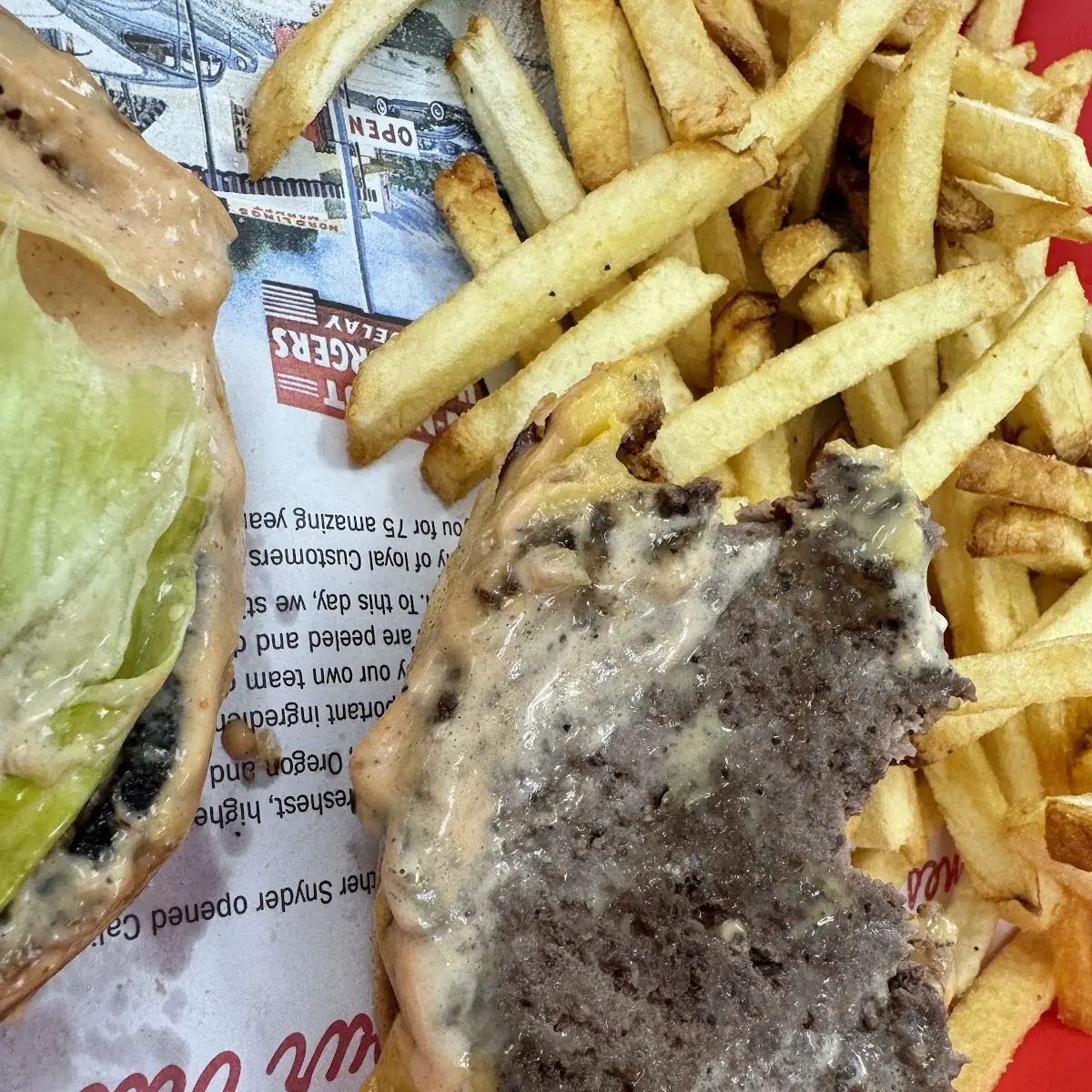 Number Two Cheese Burger Combo