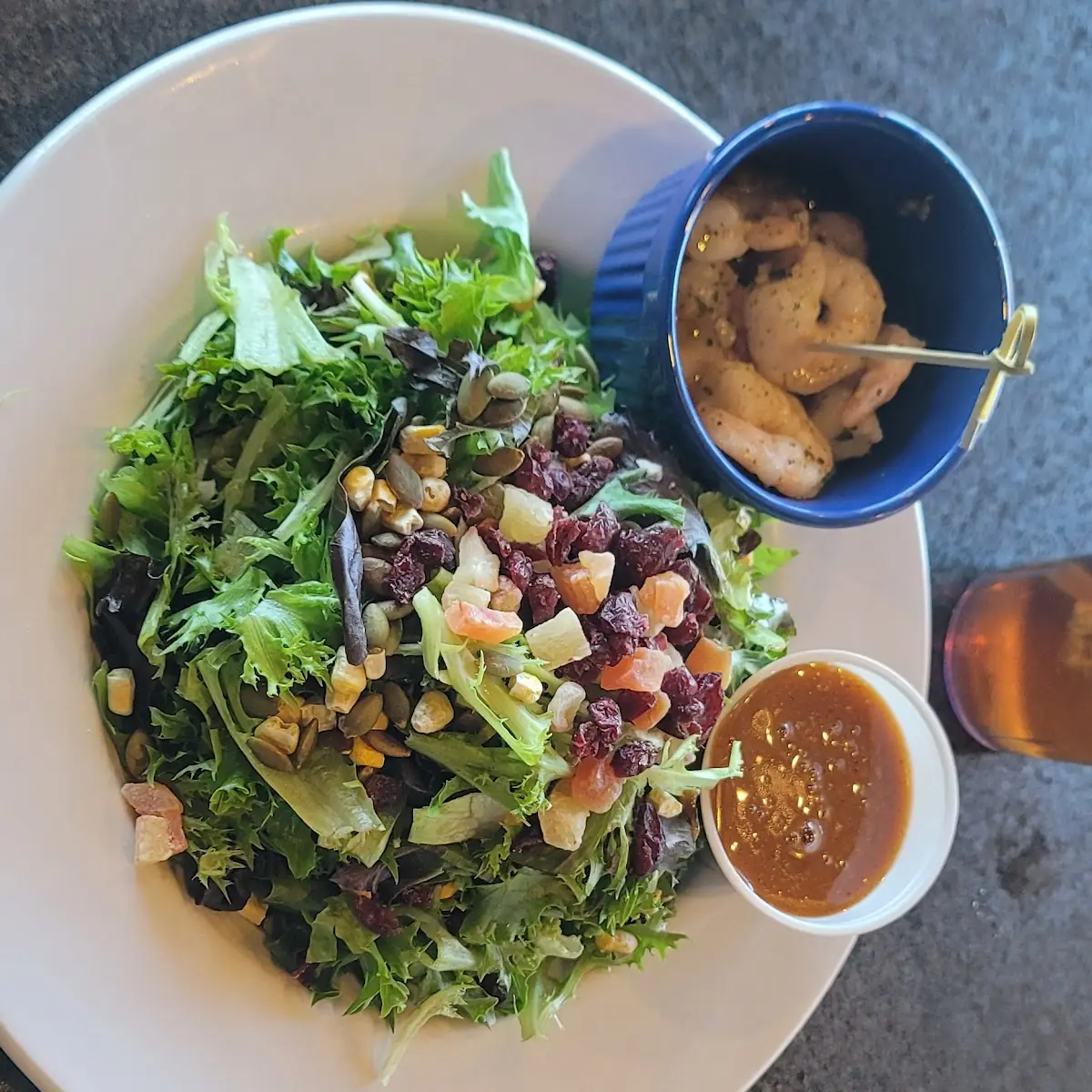 House Salad with Shrimp