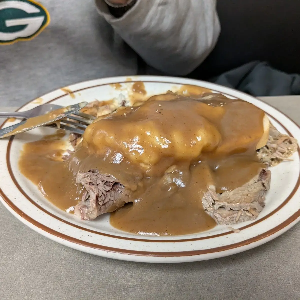 Hot Beef Sandwich