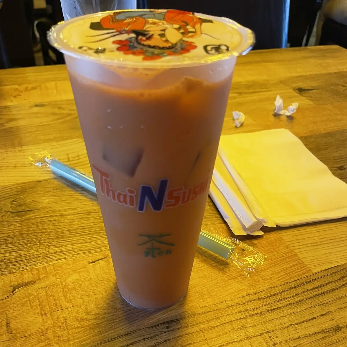 Thai Tea with Boba