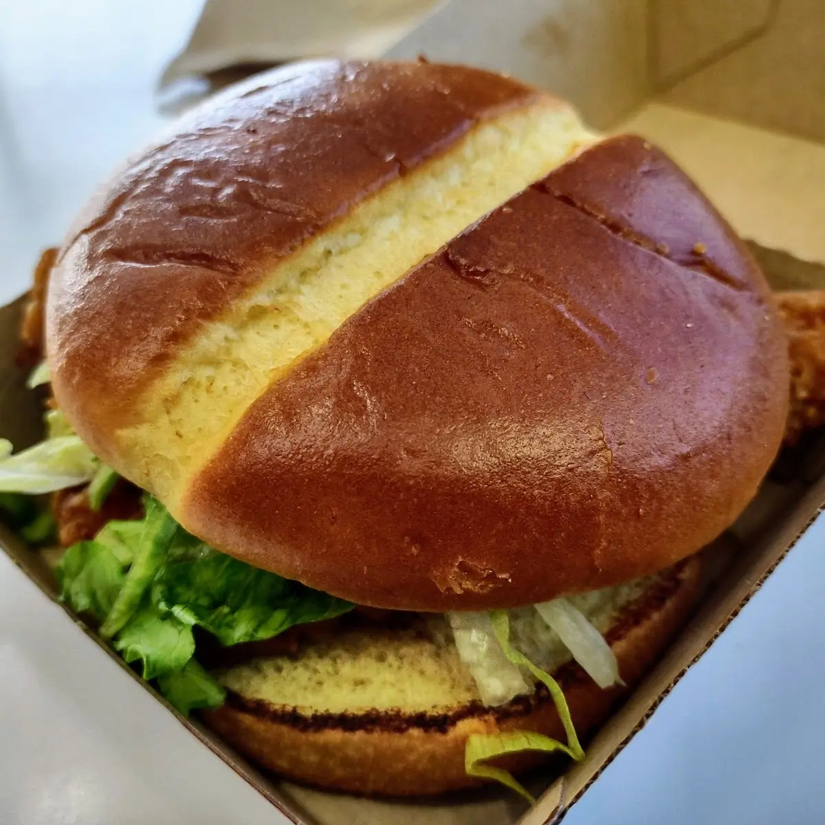 Spicy Chicken Deluxe Burger