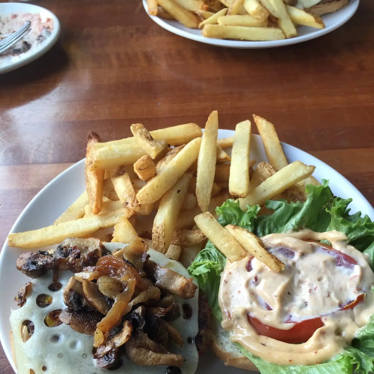 Mushroom & Swiss Burger