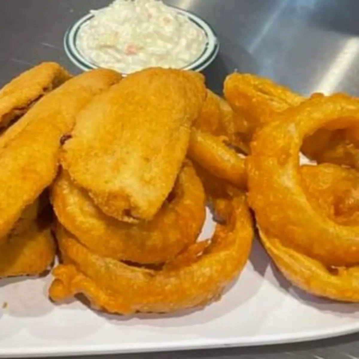 Fried Fish and Onion Rings