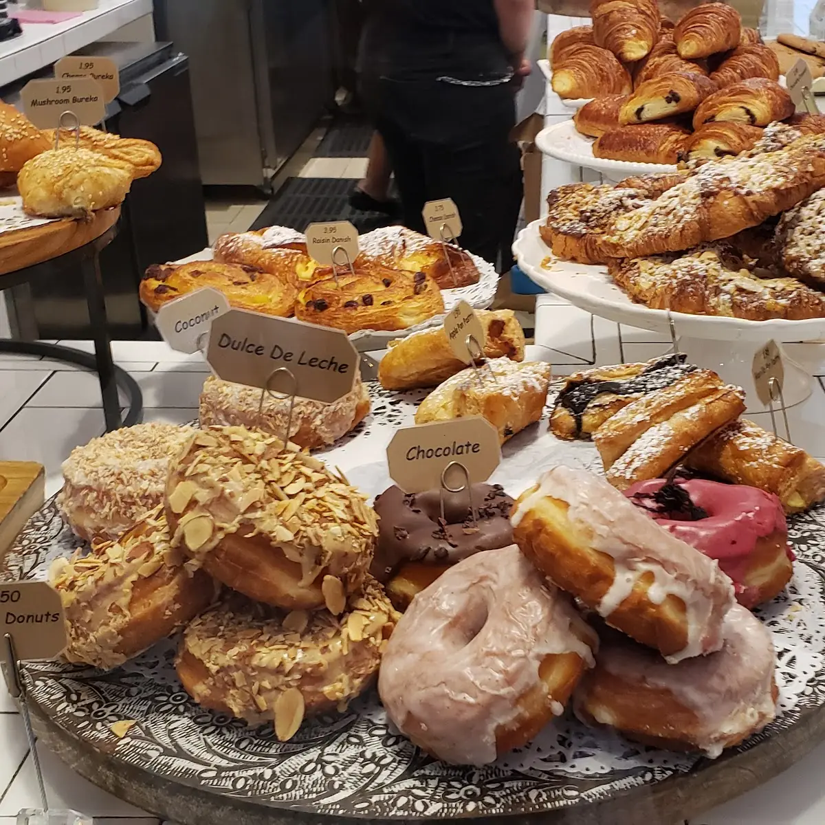 Assorted Fresh Pastries and Donuts