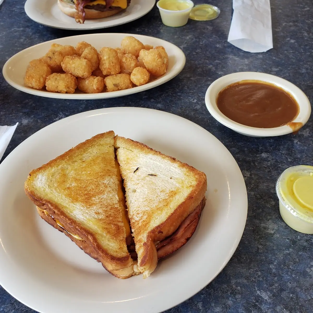 Grilled Ham and Cheese Sandwich