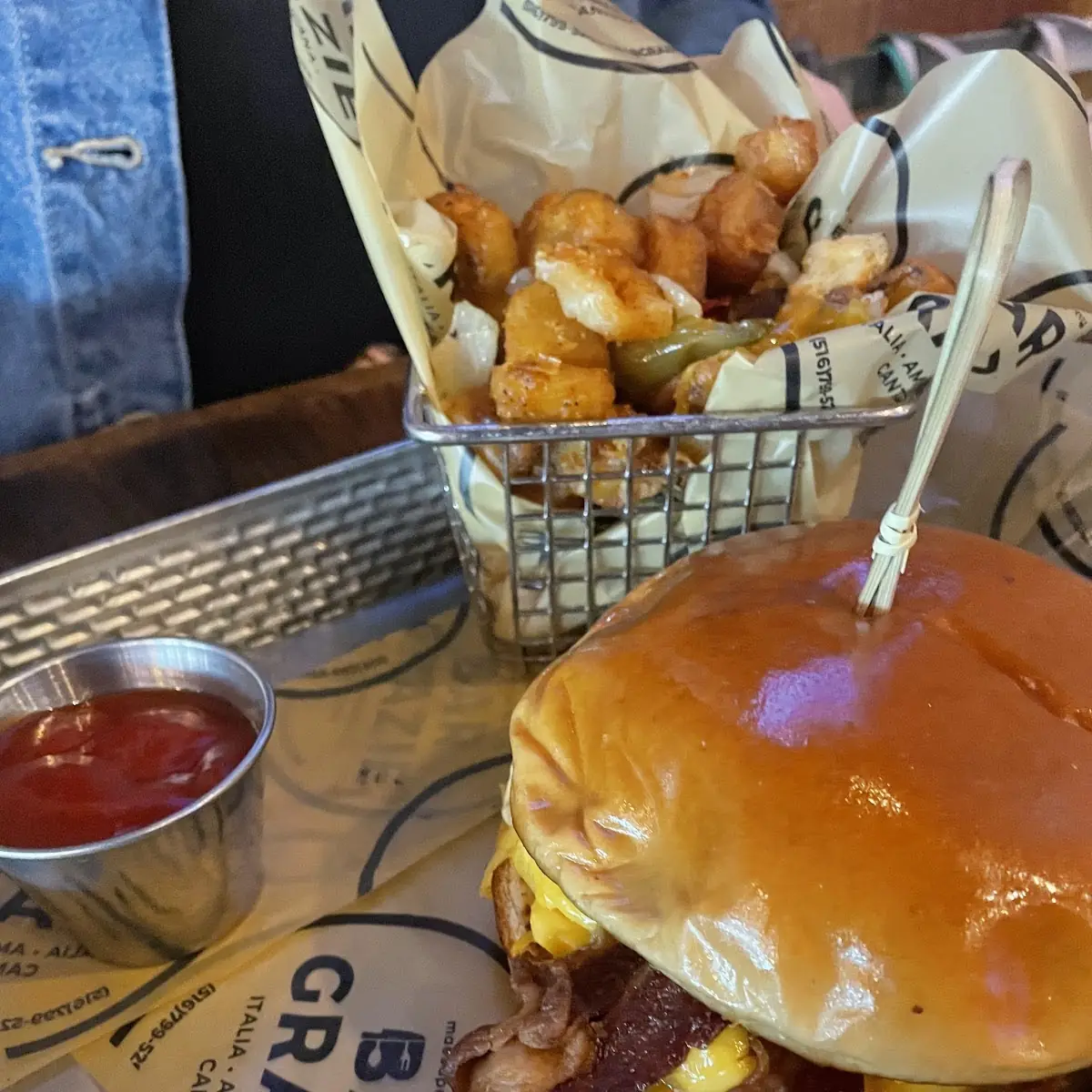 Chicken Burger Home Fries