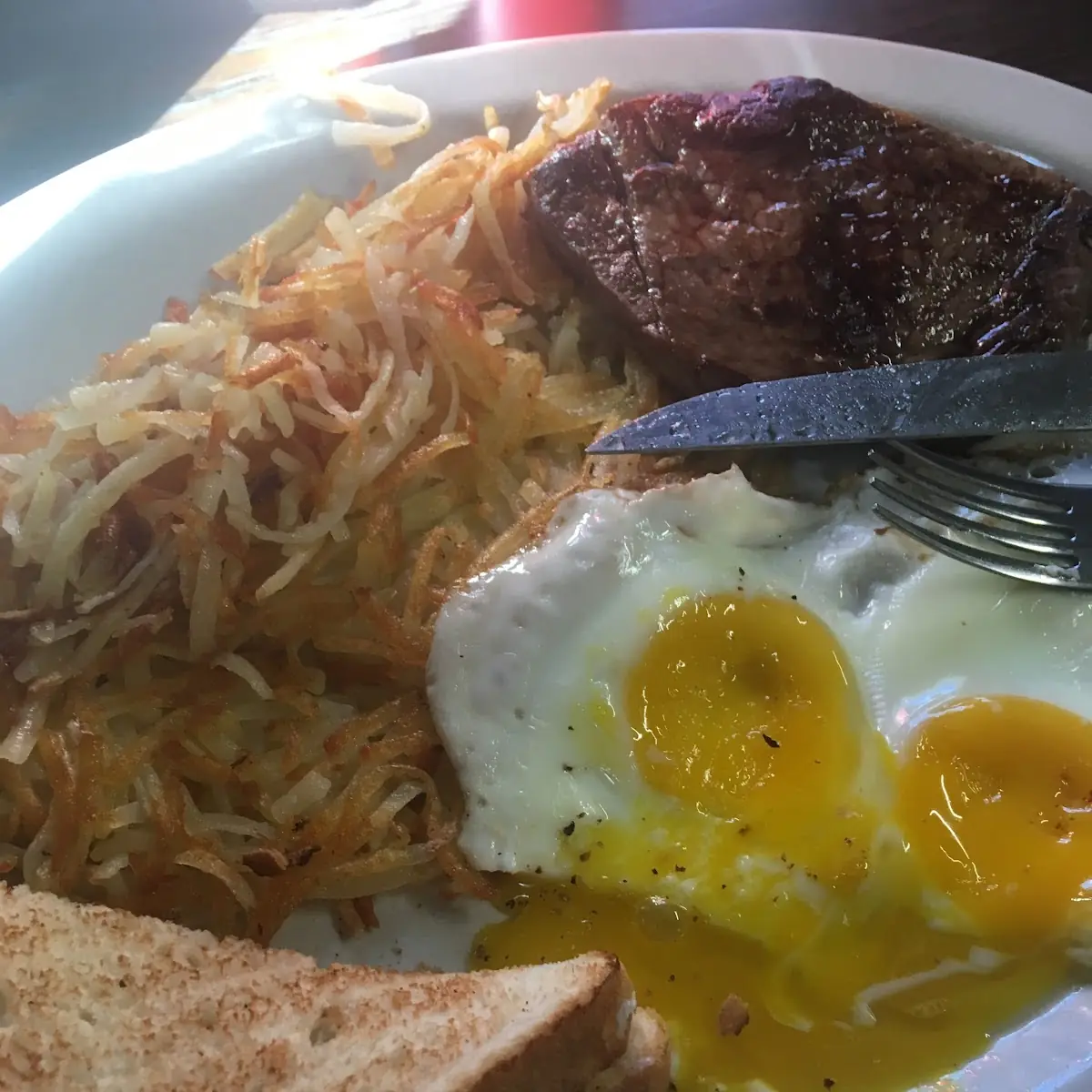 Two Eggs with Hash Browns