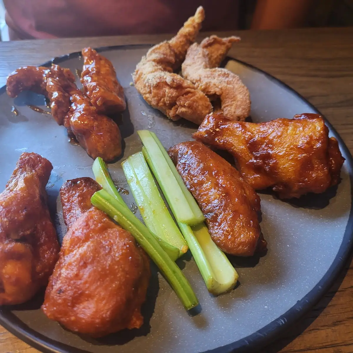 Crispy Chicken Wings with Sauces