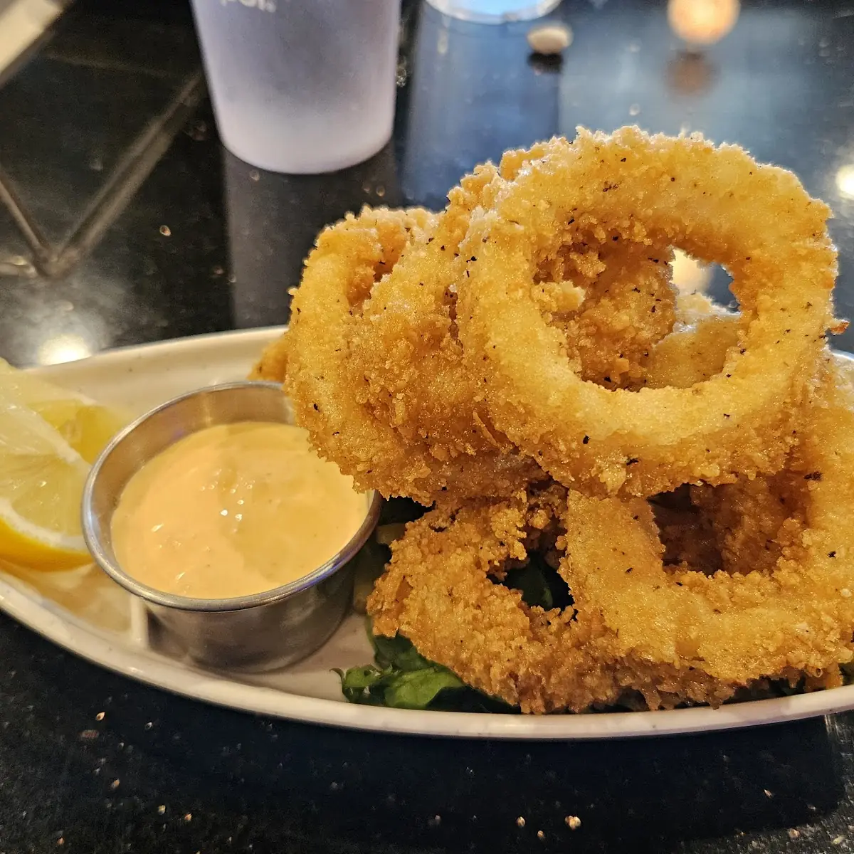 Sota Dinner Rib-Eye Calamari