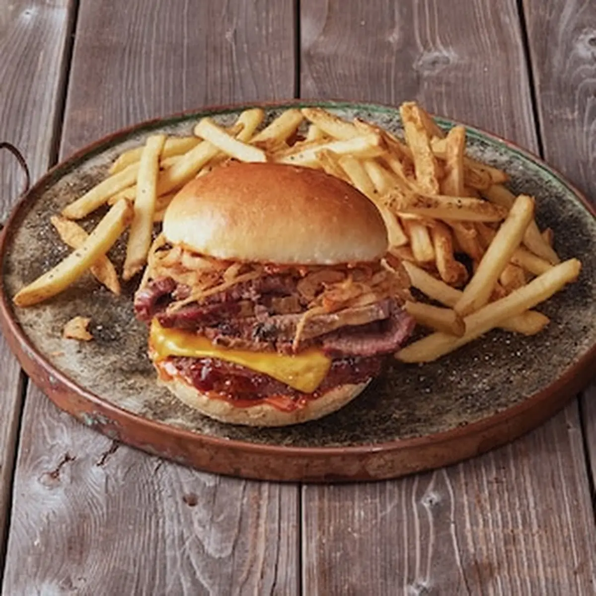 Burger Combo for Two, Montana’s BBQ & Bar