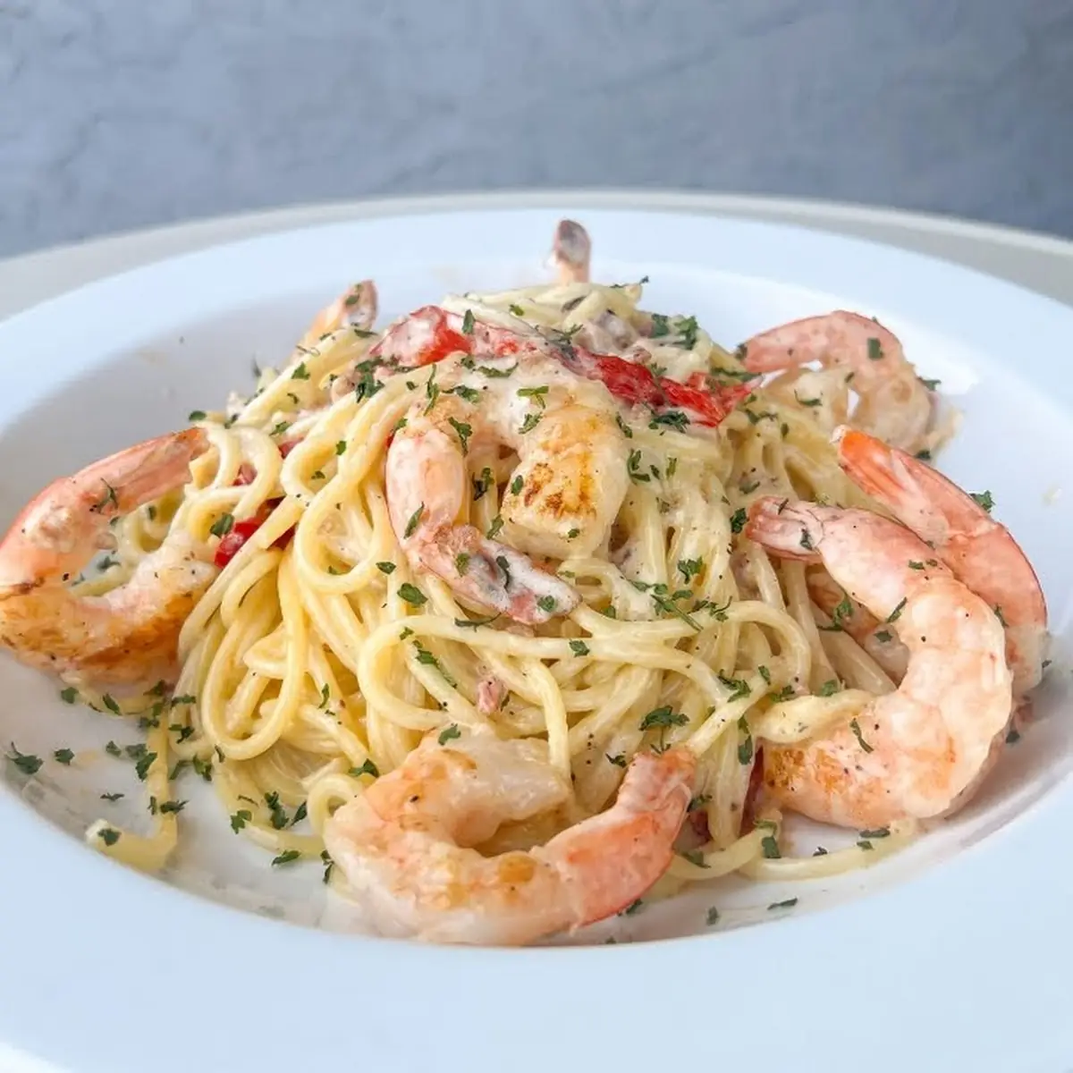 Shrimp Carbonara
