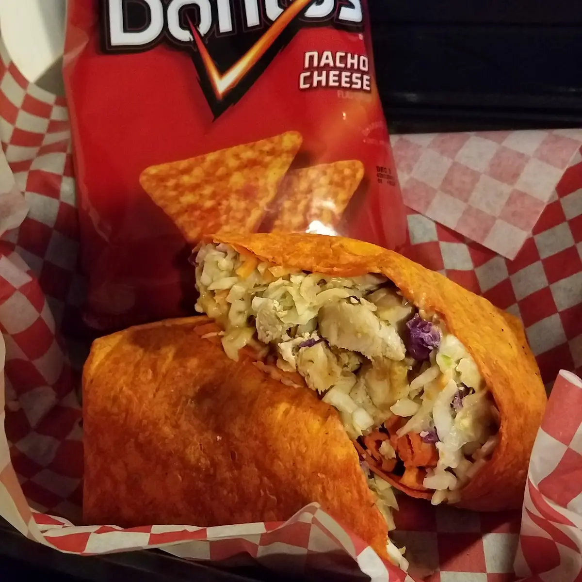 Spicy Asian Chicken Wrap