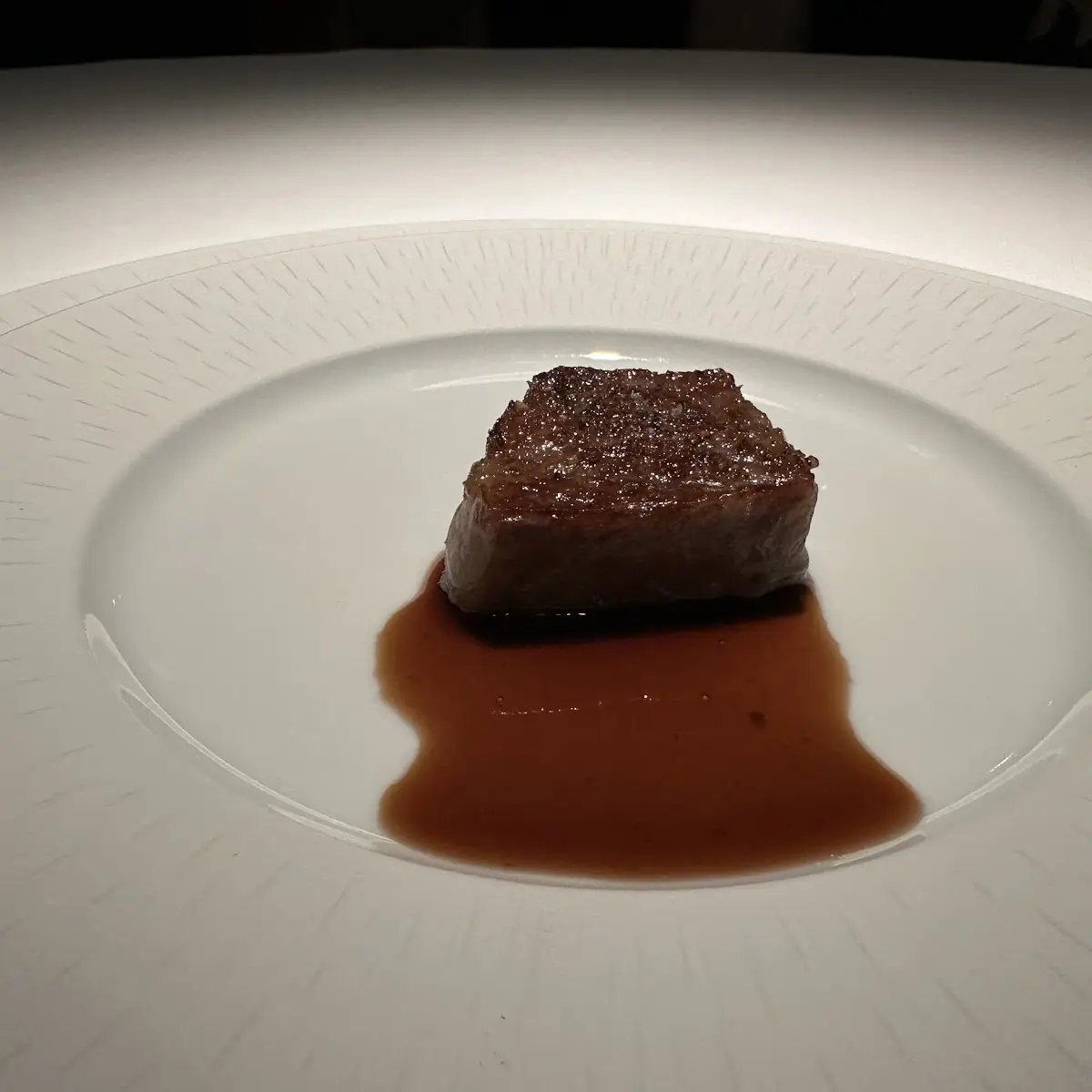 Seared Steak with Brown Sauce