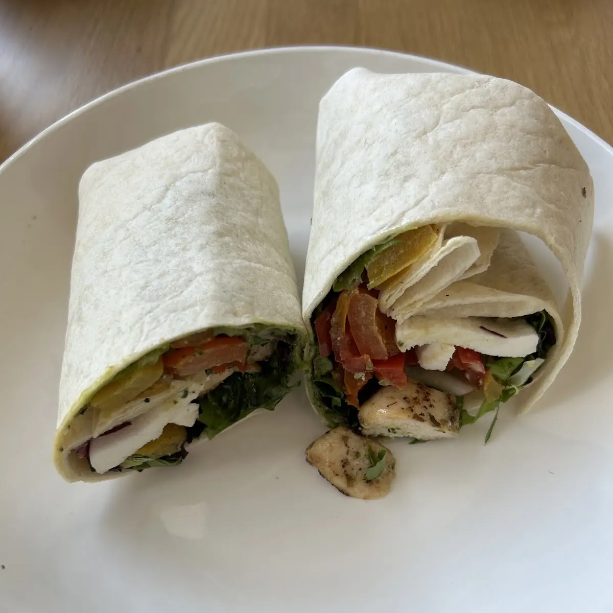 Chicken Pesto Mozzarella Wrap