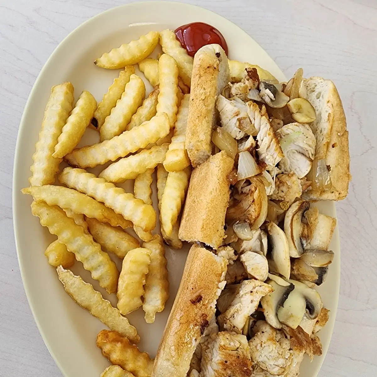 Chicken Philly Cheesesteak