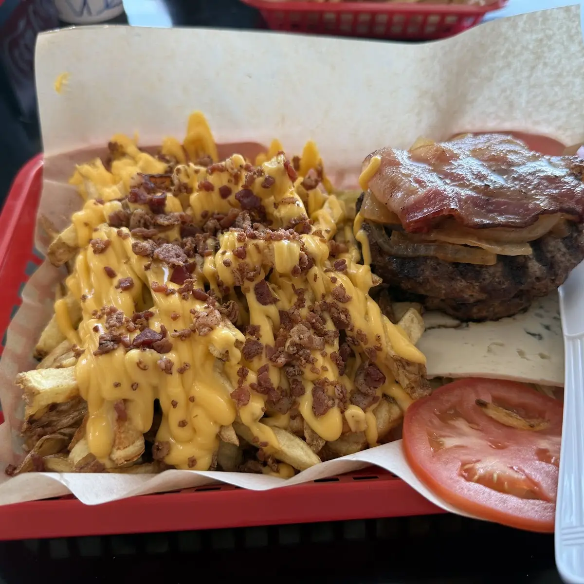 Burger Bacon Cheese Fries