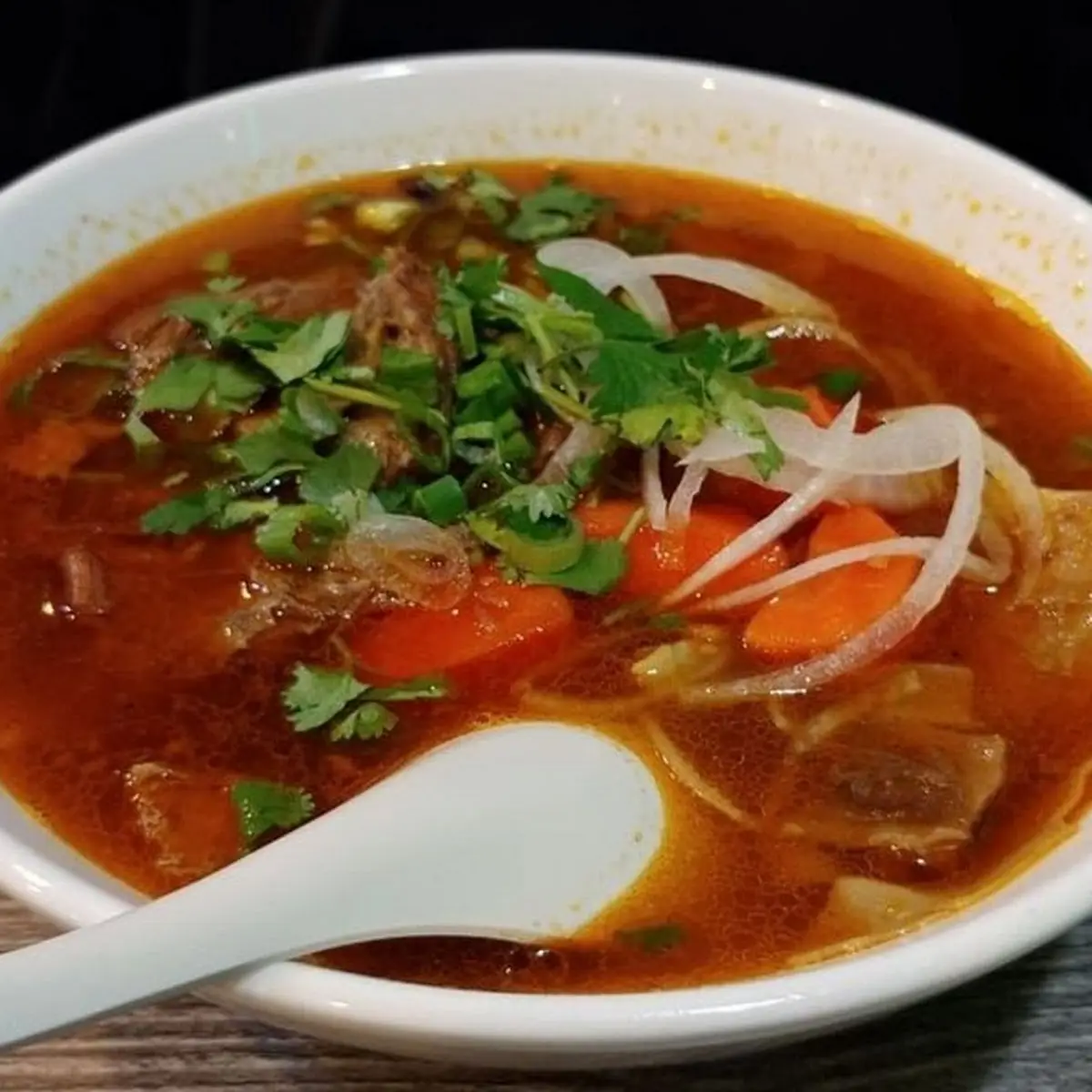 Beef Stew with Rice Noodle Soup