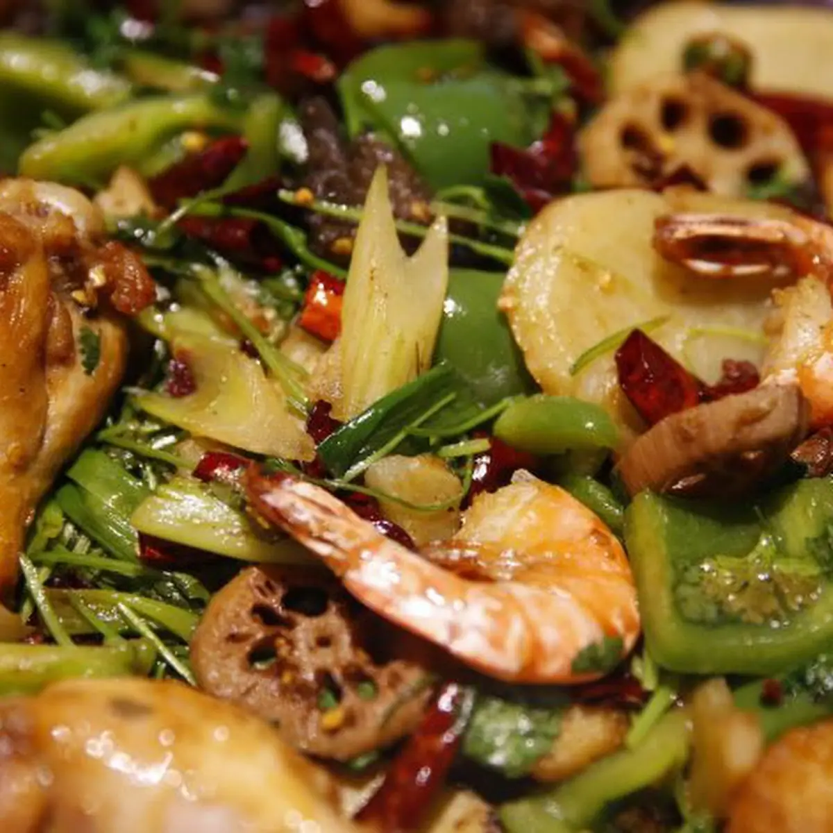 Triple Delight with XO Sauce