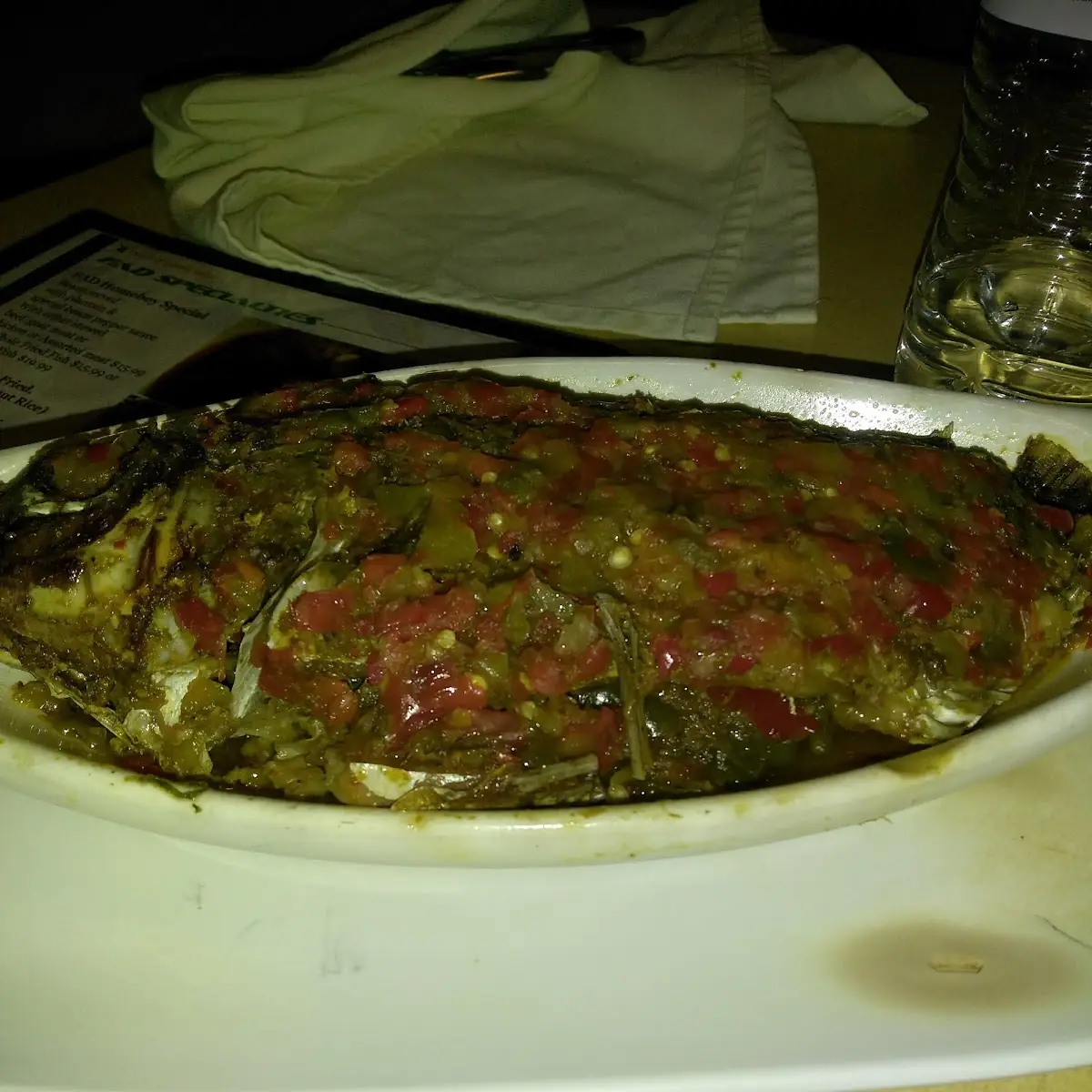 Peppered Red Snapper