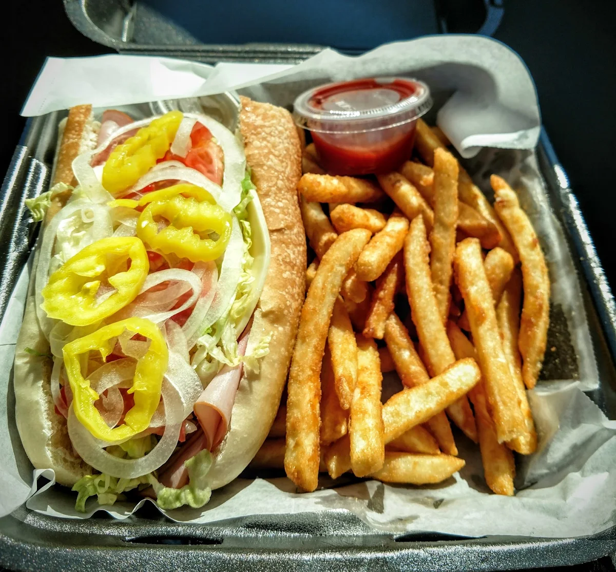 Italian Sub 6 w Small Fries