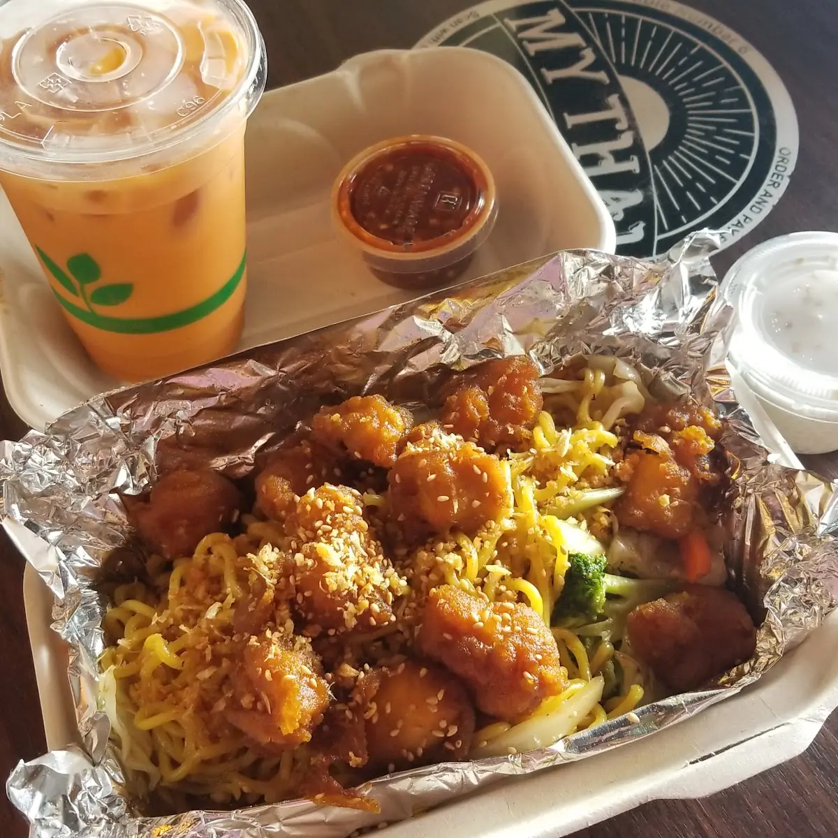 Orange Chicken Noodles