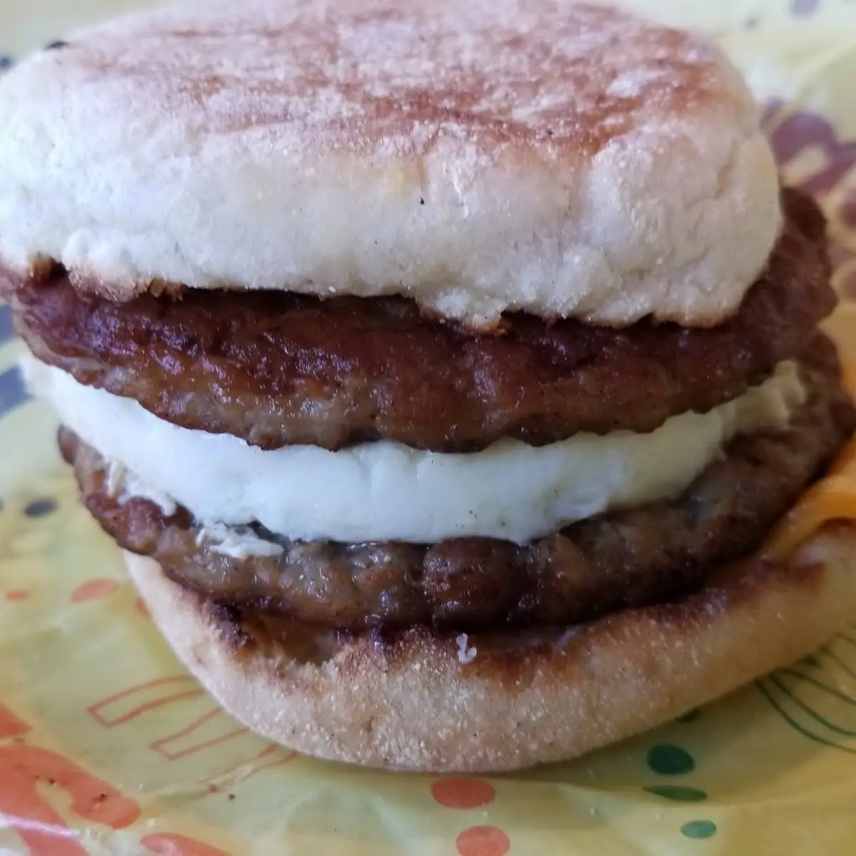Egg Mcmuffin Extra Sausage