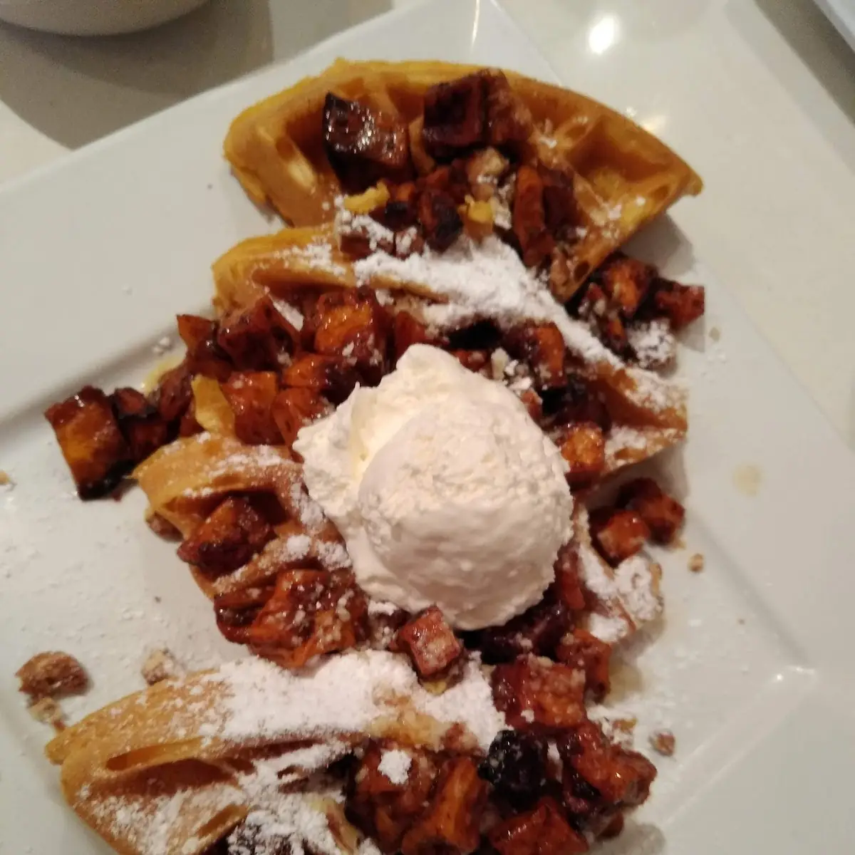 Pumpkin Spice Waffles