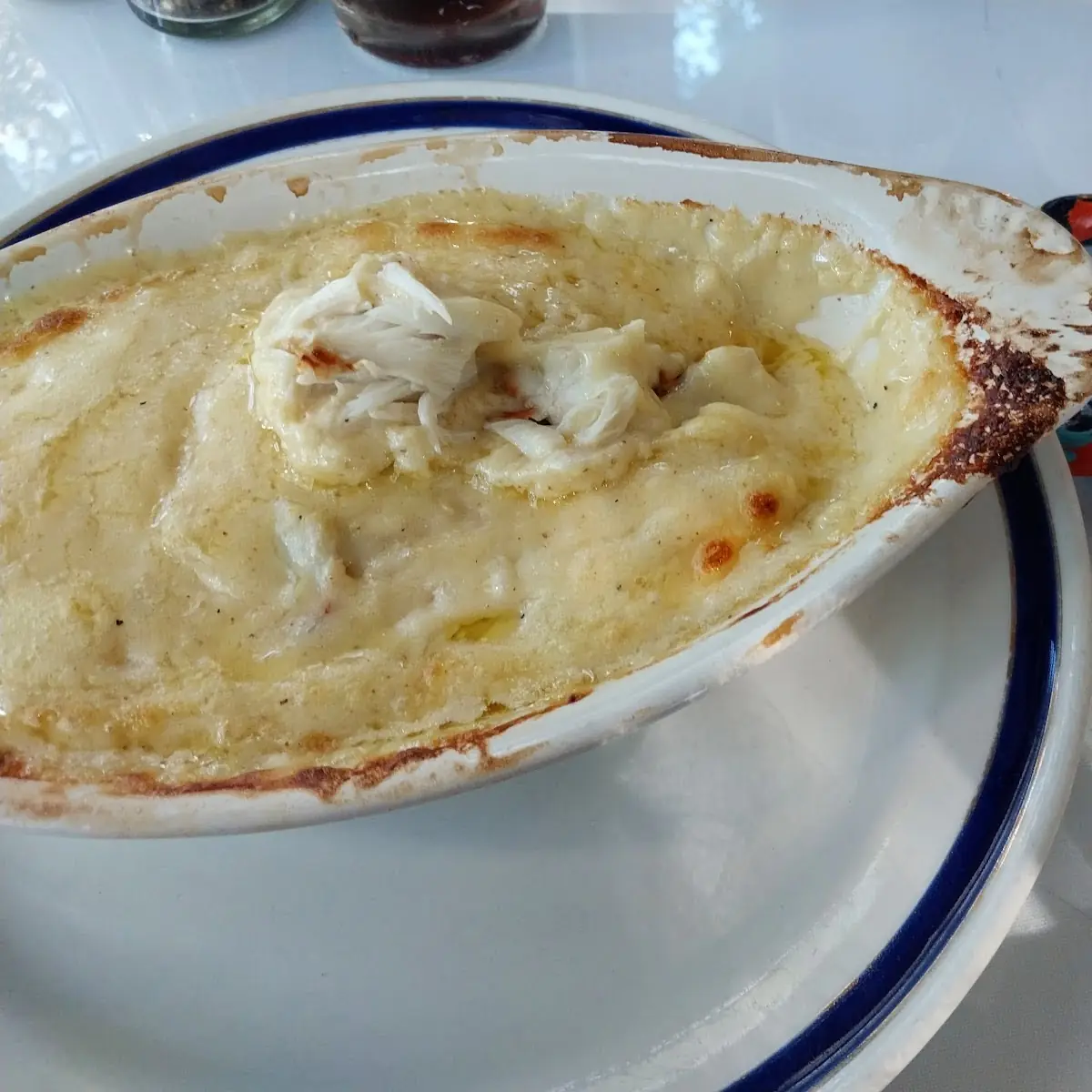 Crab Meat Au Gratin