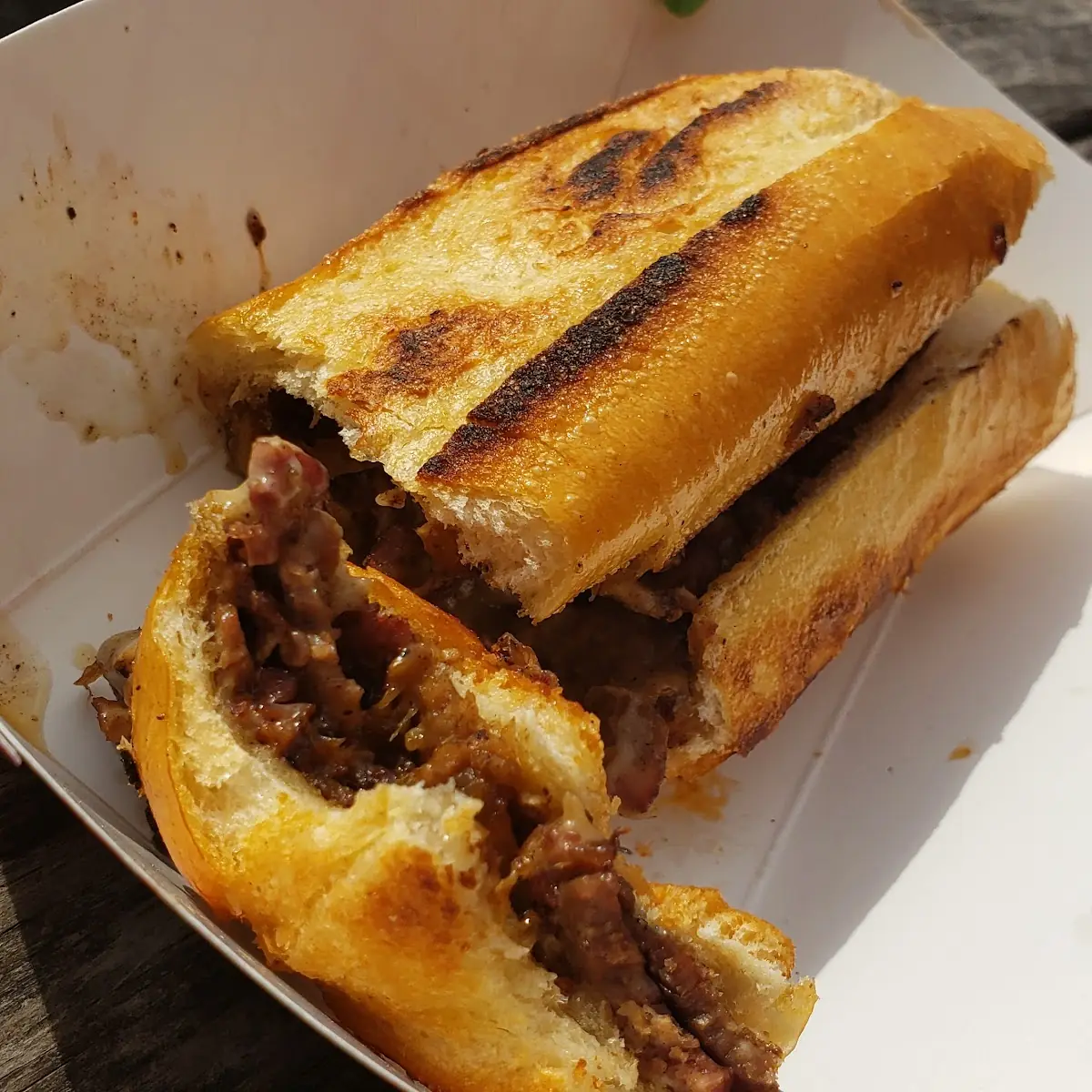 Smoked Short Rib Cheese Steak