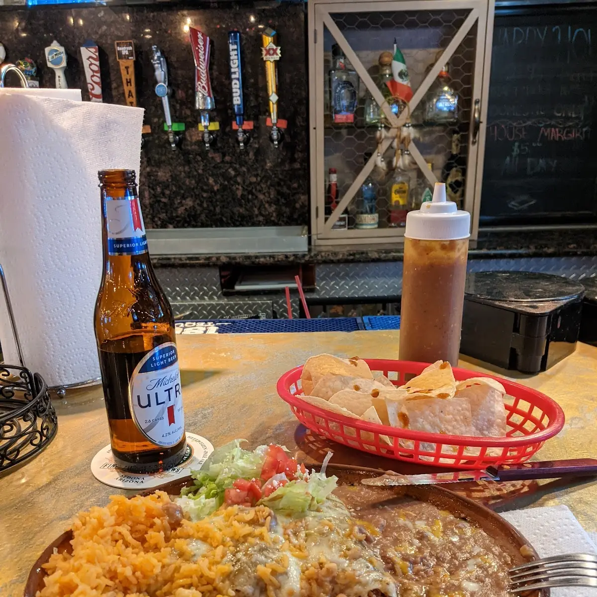 Cheese Enchilada Meal