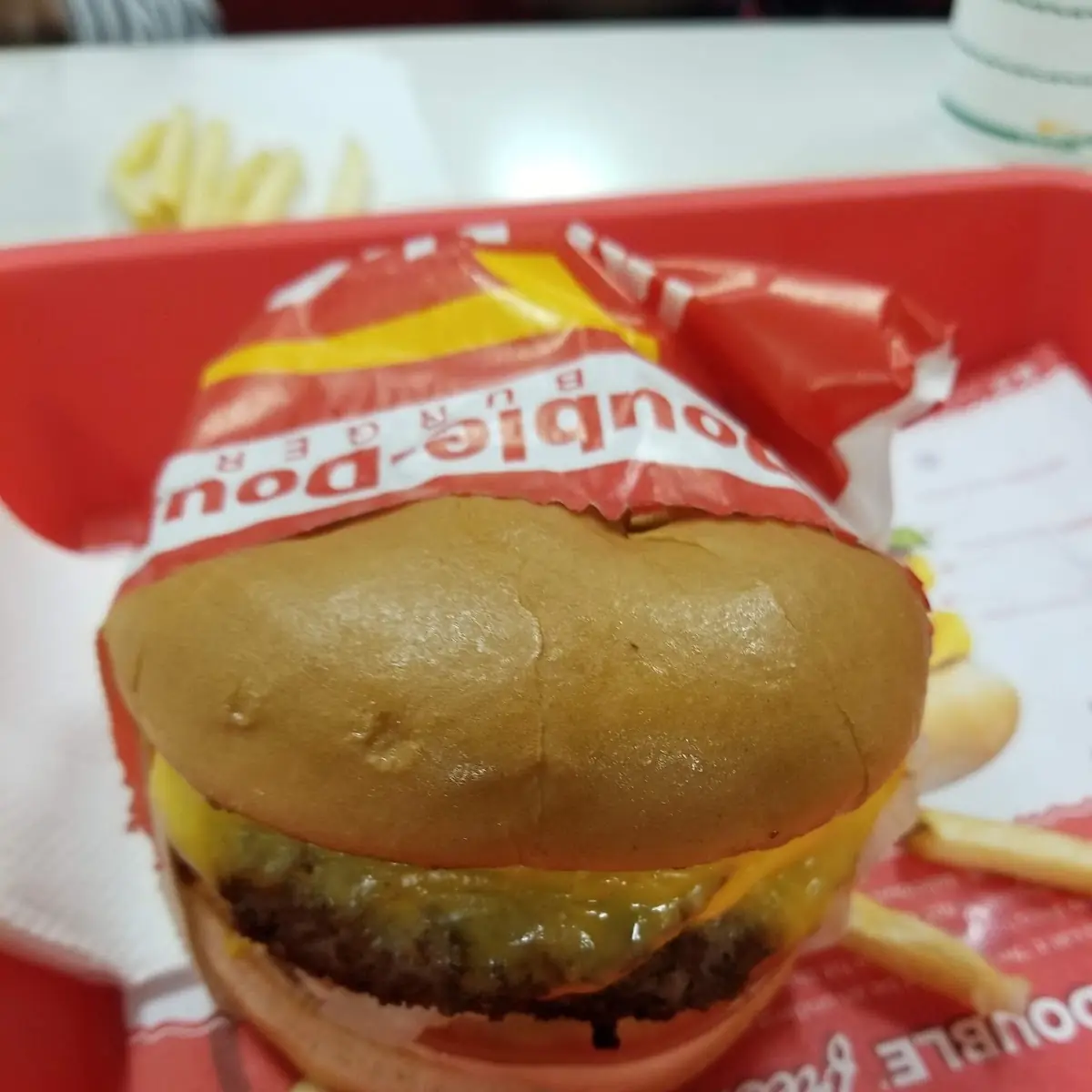 Double Double Cheese Burger Combo