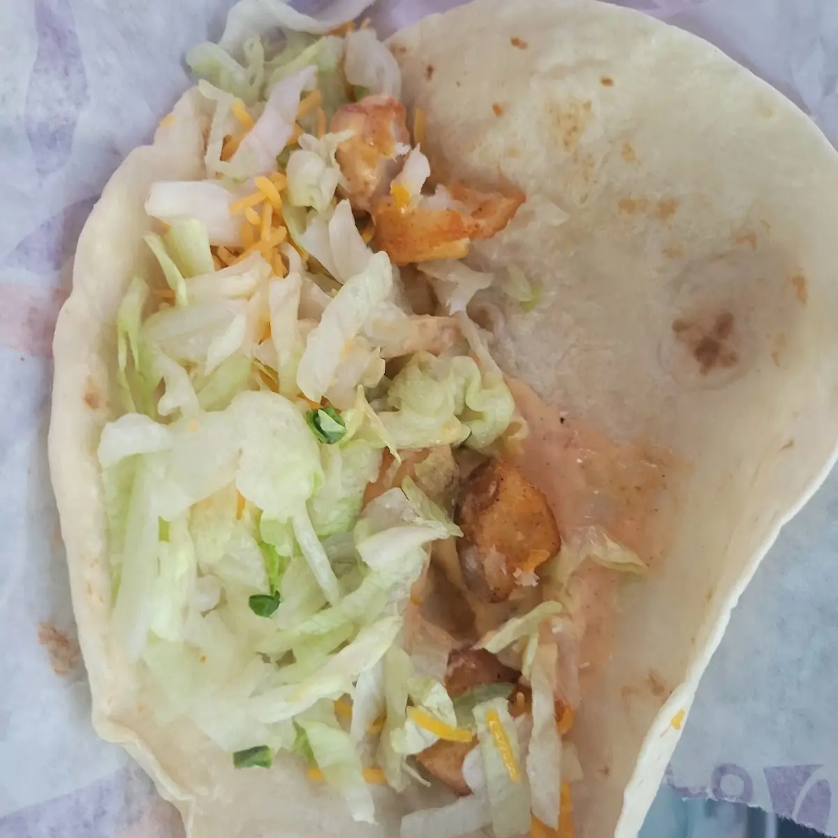 Spicy Potato Soft Taco