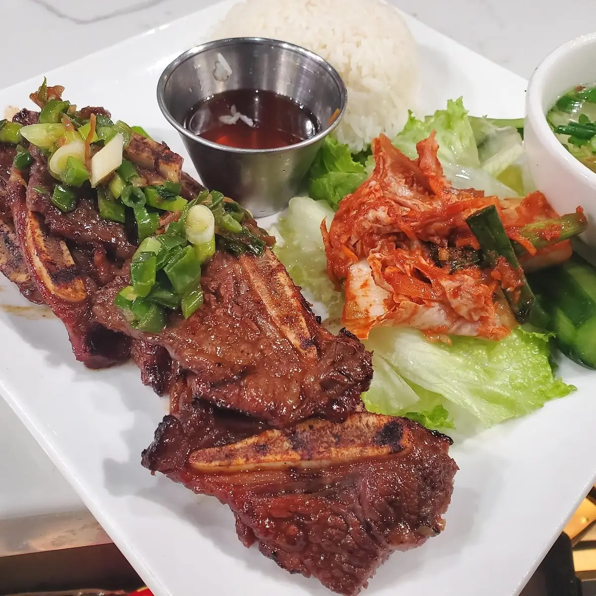 Korean BBQ Short Ribs over Rice
