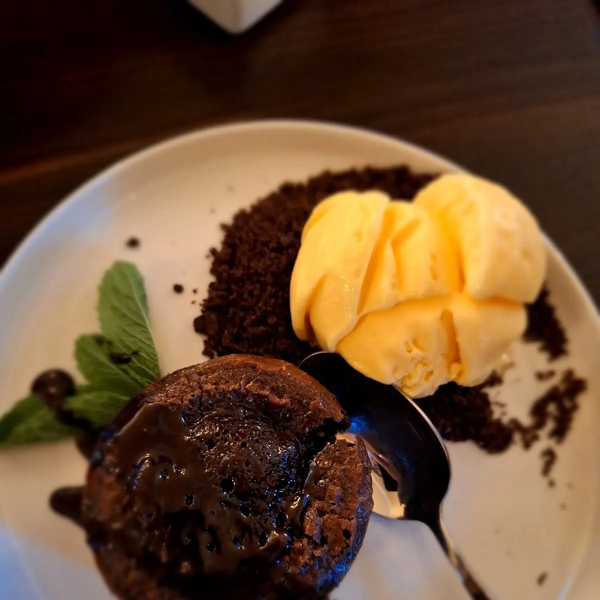 Passion Fruit Lava Cake