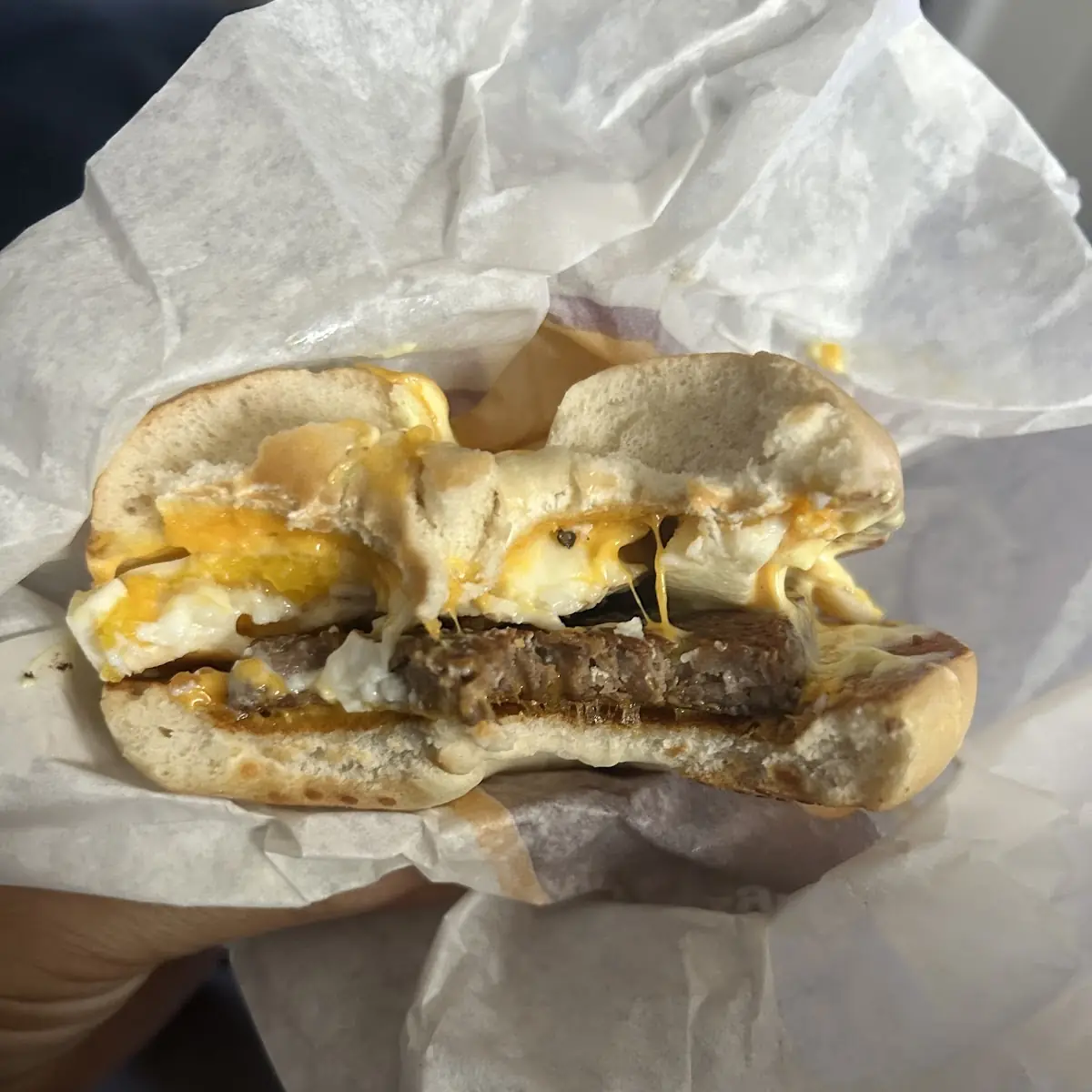 Steak Egg Cheese Bagel