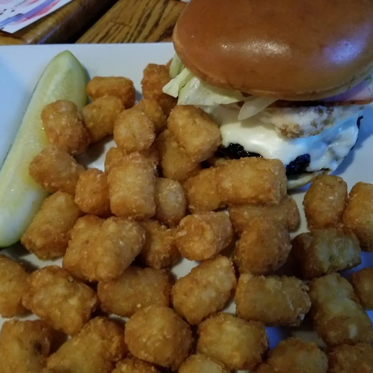 Lewis Burger with Tots