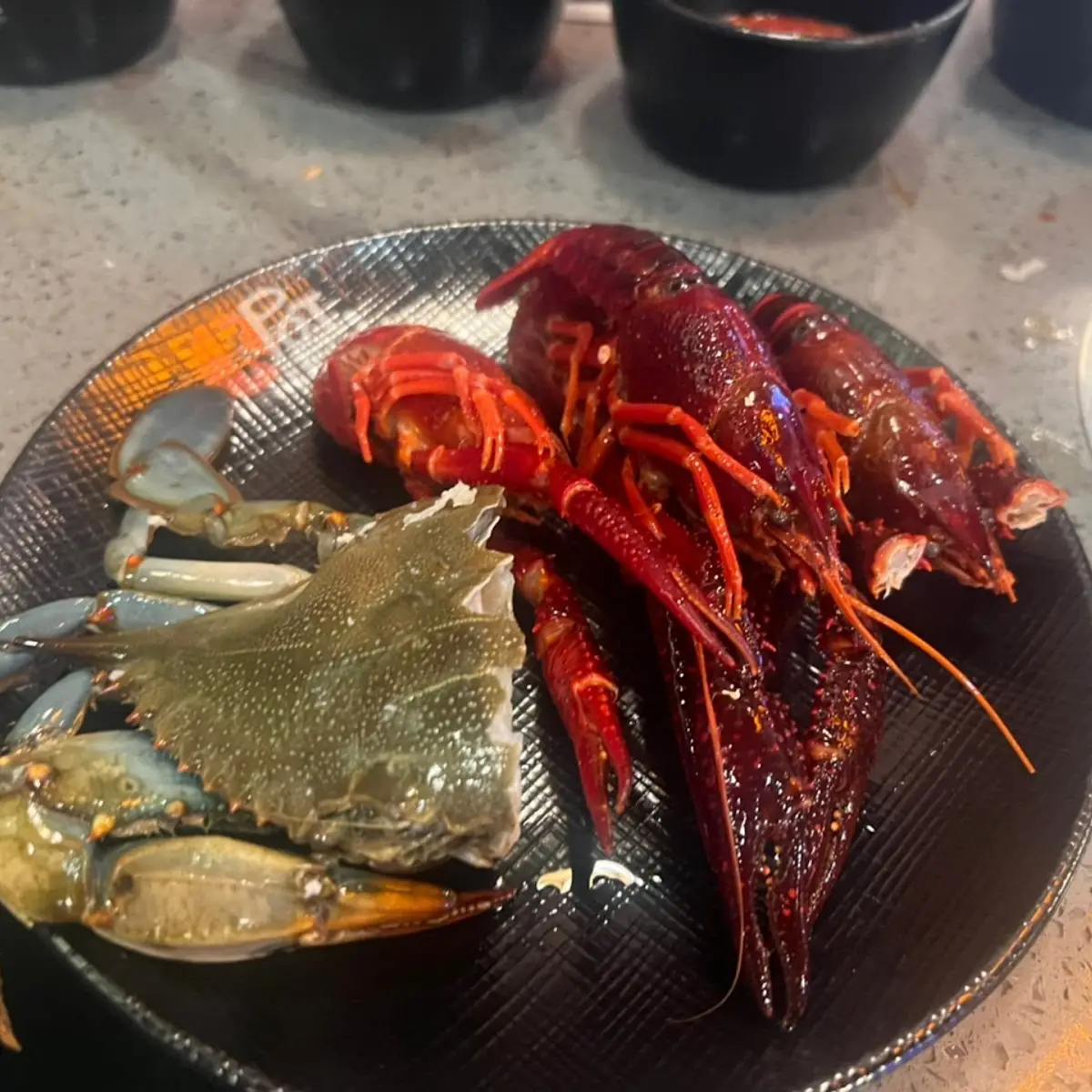 Crawdads and Blue Crabs