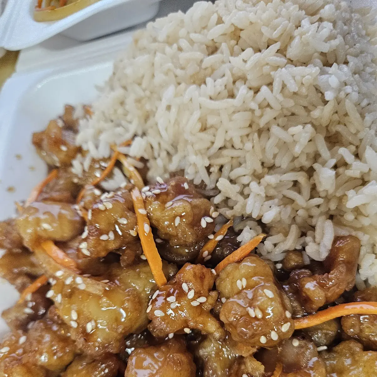 Sesame Chicken Fried Rice
