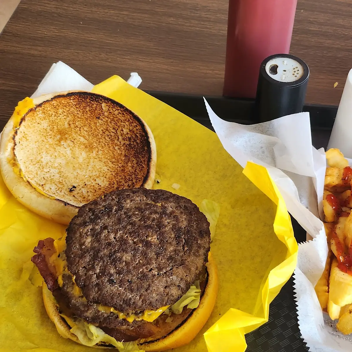 Double Bacon Cheeseburger Combo