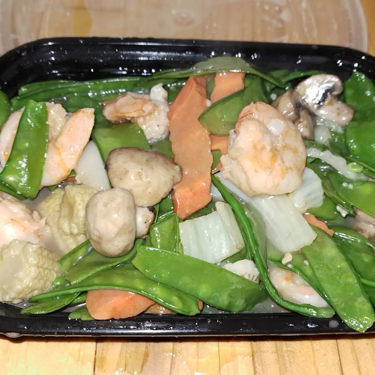 Shrimp with Snow Peas