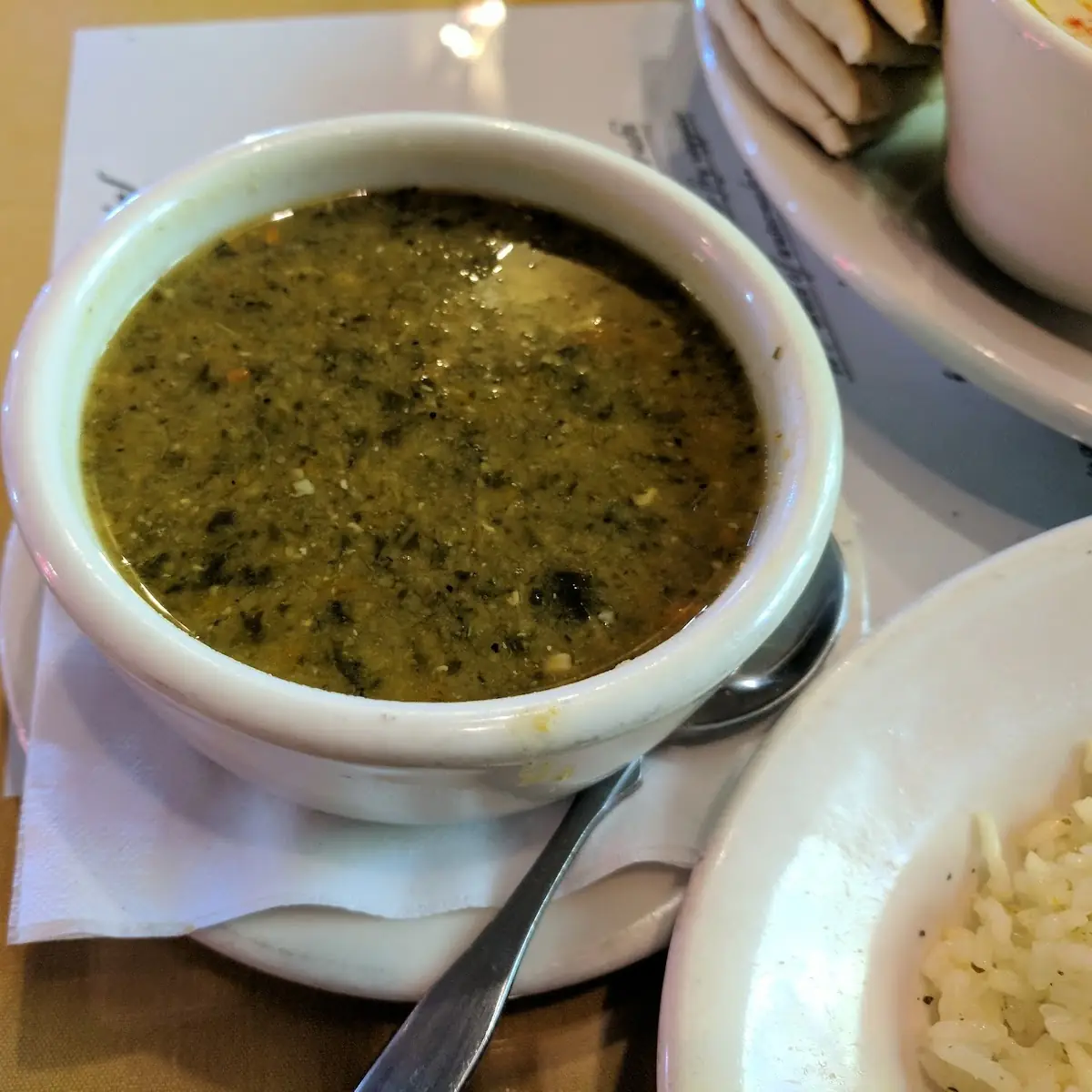 Spinach & Red Lentil Soup