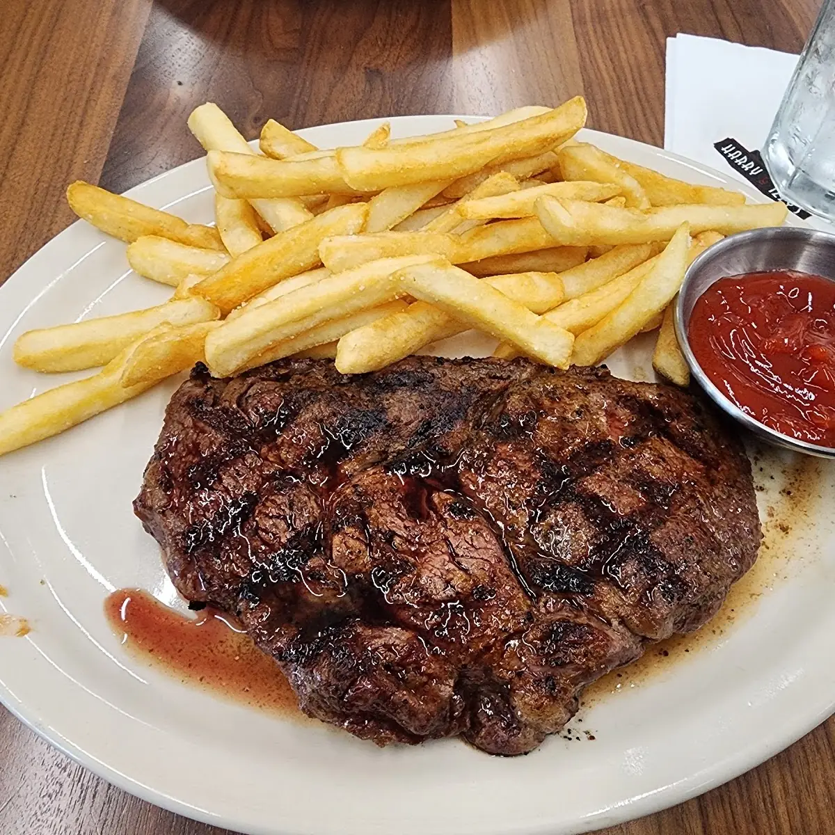 Ribeye Steak with Fries