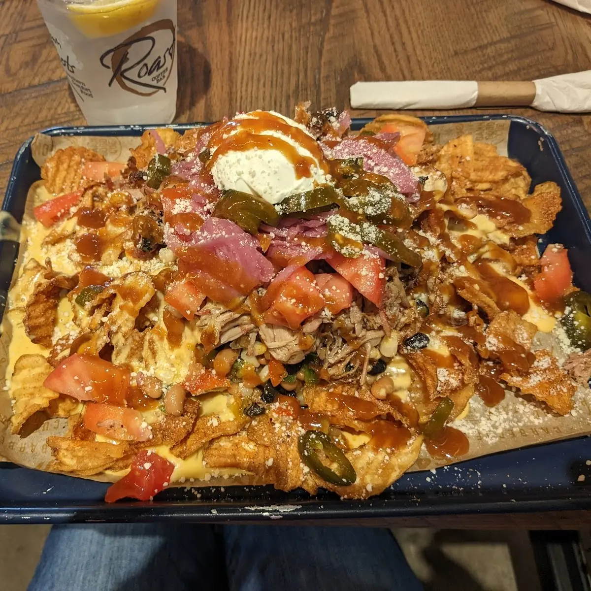 Loaded BBQ Nachos Supreme
