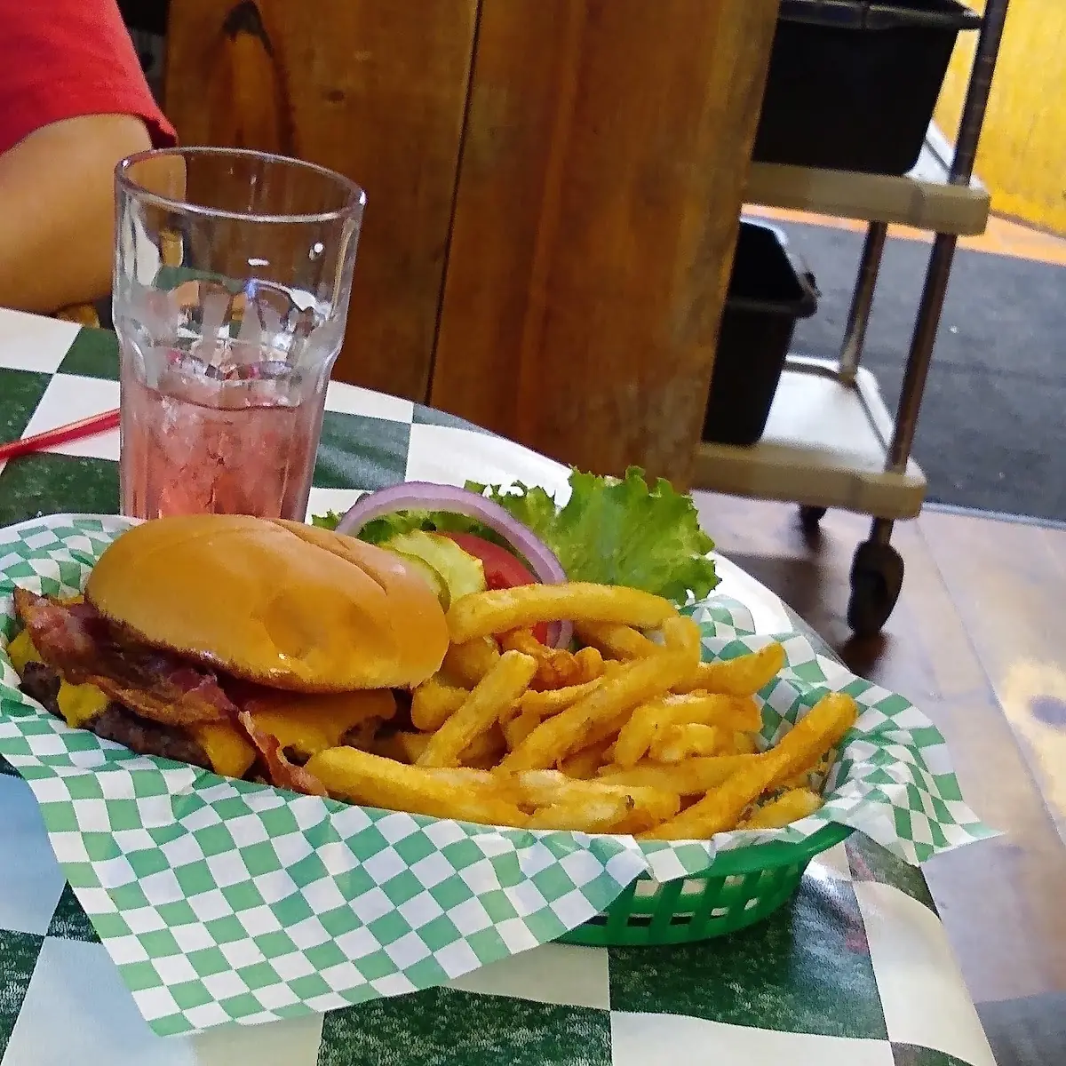 Burger and Fries
