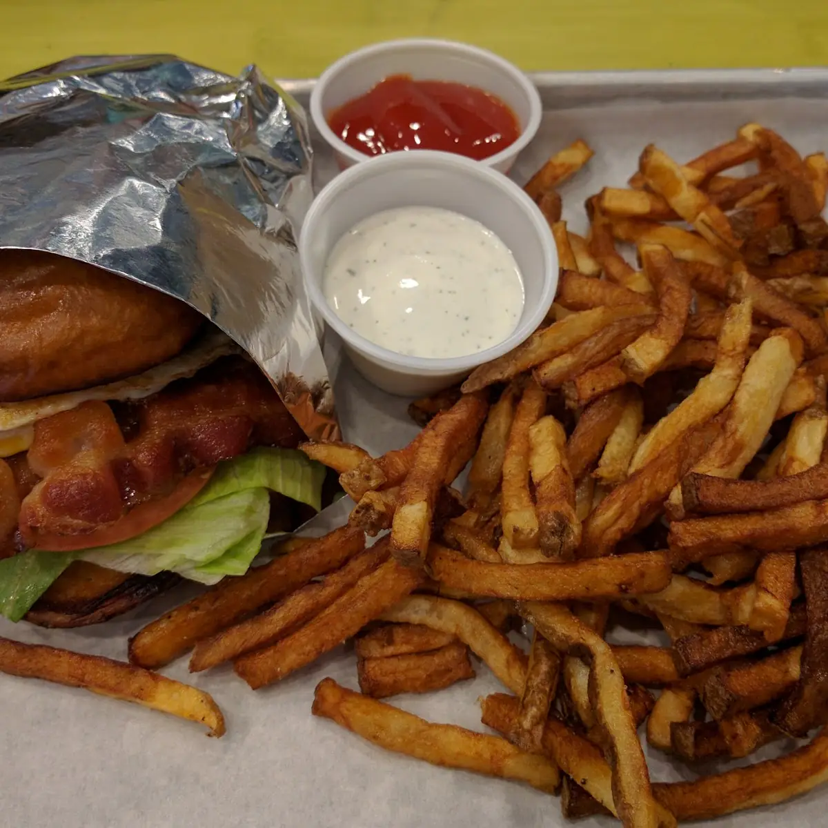 Bacon Cheeseburger with Fried Egg