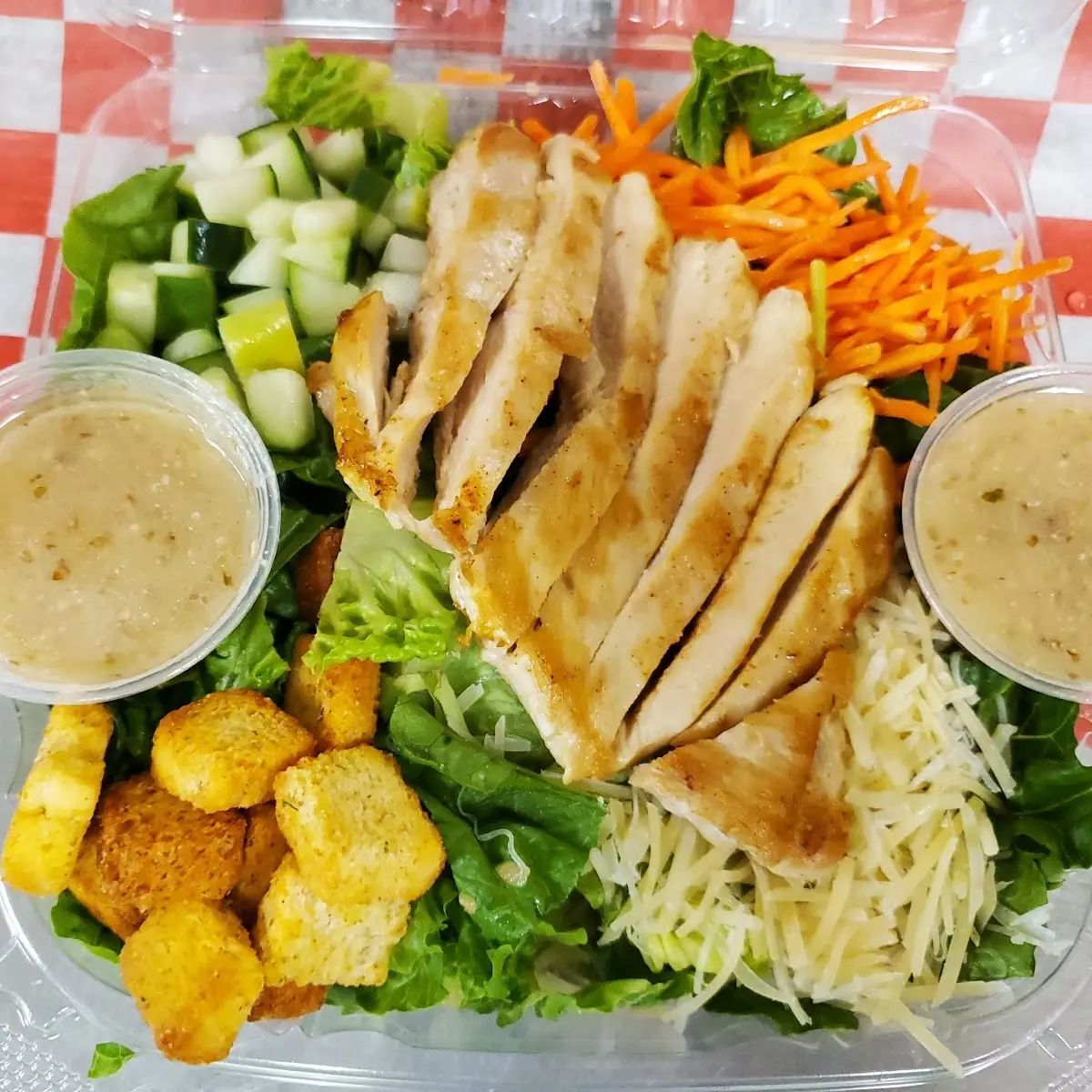 Grill Chicken Caesar Salad