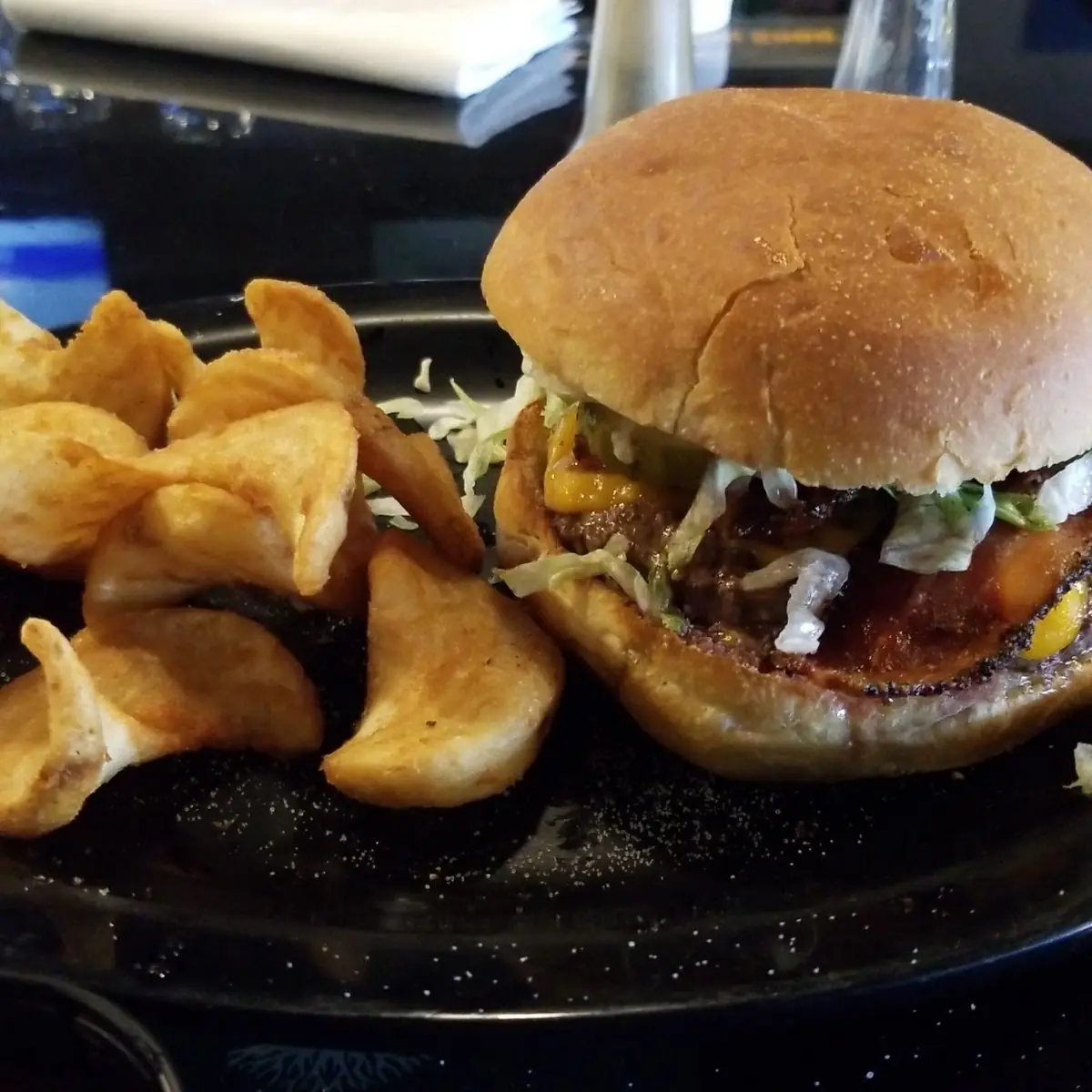 Bacon Cheeseburger with Fries